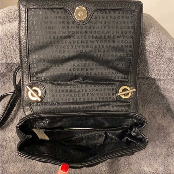 NEW Kate Spade Patent Leather Quilted Crossbody - Picture 6 of 7